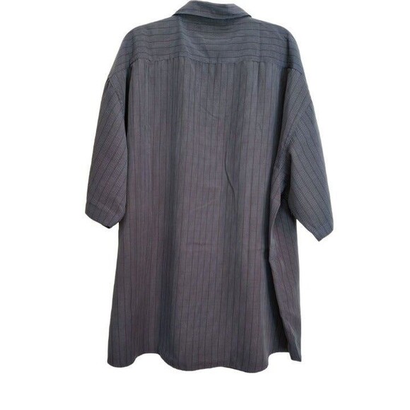 Montage Collection Button Up Shirt Mens 3XL  XXXL Blue Strip Pocket‎ - Picture 2 of 10